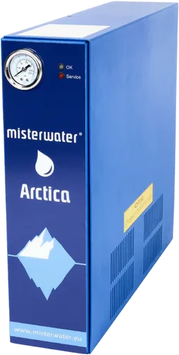 Wasserfilteranlage Arctica von misterwater, seitlich