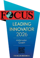 FOCUS Leading Innovator 2026 - misterwater GmbH